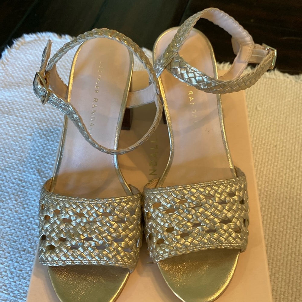 Loeffler Randall Gold Sandals